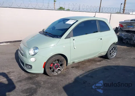 2012 Fiat 500 Sport из США, поврежденный, VIN 3C3CFFBR8CT207709